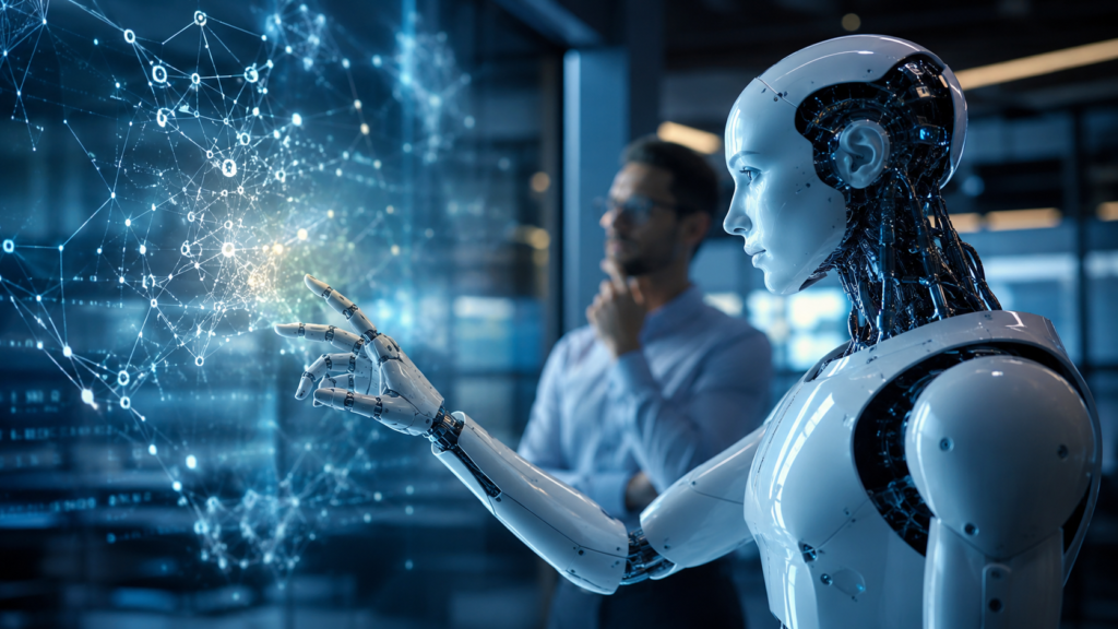 Robot humanoïde de laboratoire